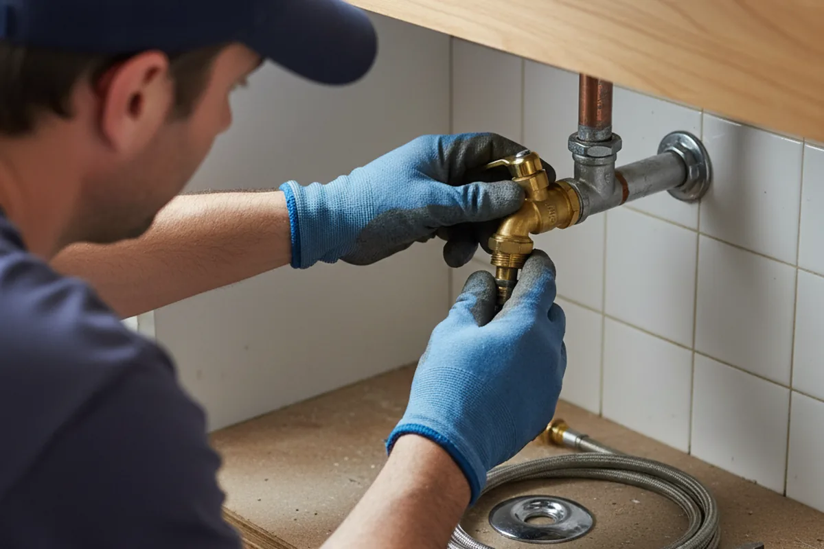 Shutoff valve and fitting work during Emergency Plumbing in Wickenburg
